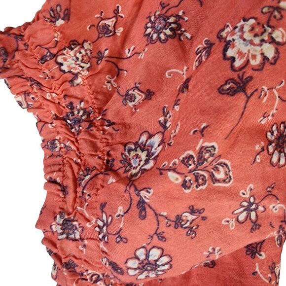 Eddie Bauer Coral Floral Top - Picture 7 of 10